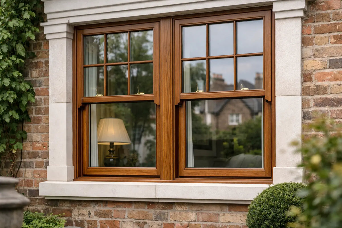 Timber Look uPVC Sash Windows for Period Homes